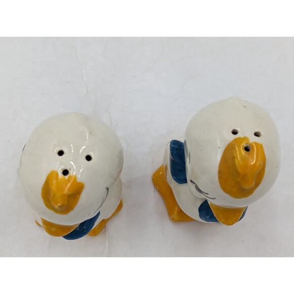Vintage Duckling Little Chicks Salt Pepper Shaker Pair Set Adorable - Picture 9 of 10